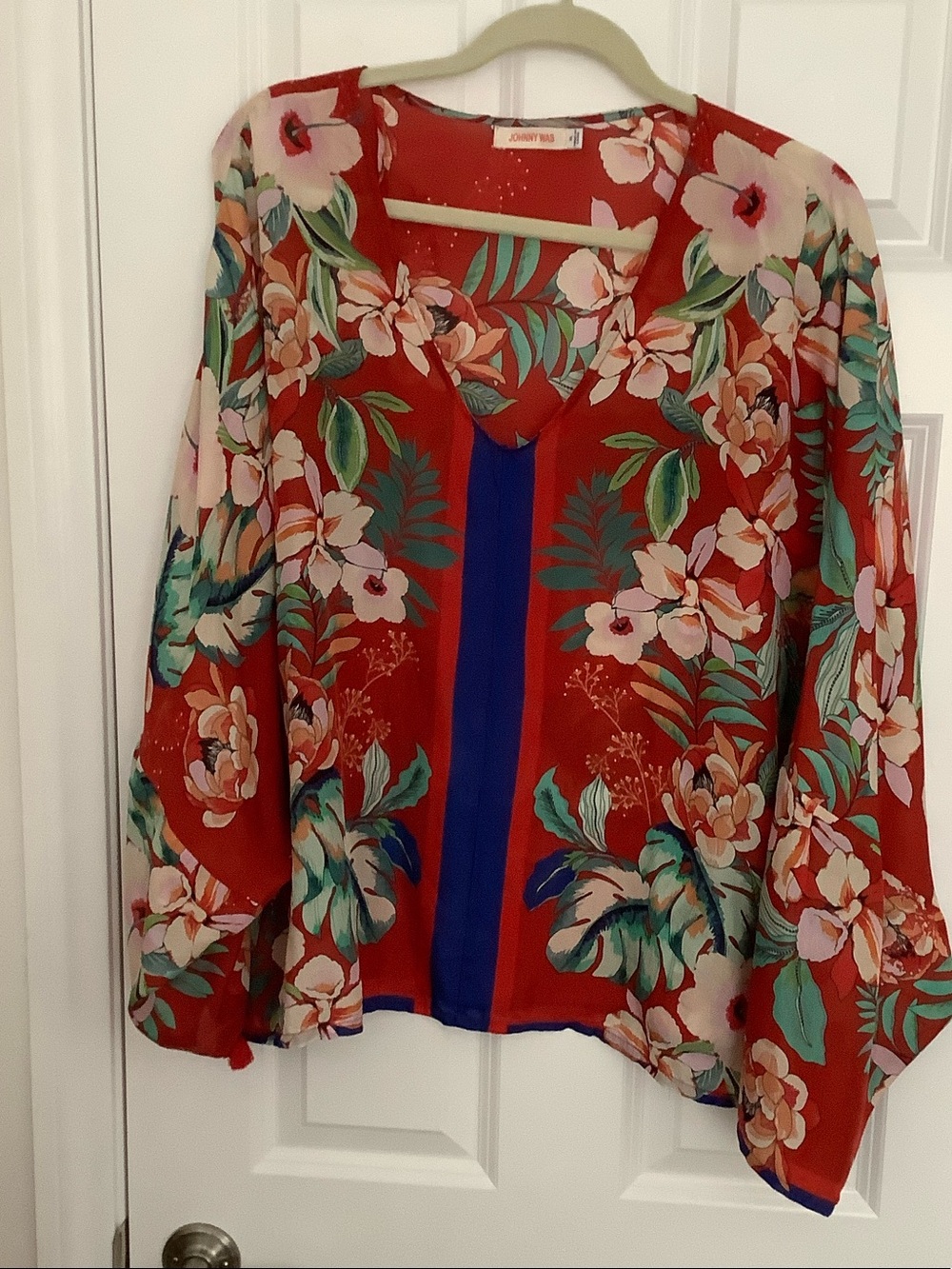 Johnny Was Silk Blouse